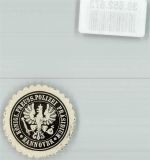 W3000 Hannover Königl. Preuss. Polizei Präsidium Hannover Polizei Siegelmarke