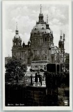 W1000 Berlin Mitte Der Dom Doppeldecker Omnibus 1935 Foto AK