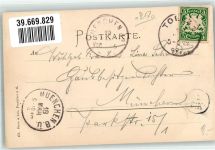 83646 W8170 Bad Tölz 1899 - Blick vom Kalvarienberg