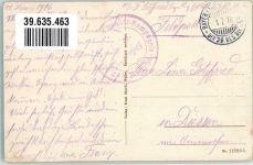88490 Provencheres-sur-Fave 1916 - Feldpost WK I 39.Res.Div.