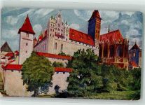 Marienburg Malbork 1922 Gebrauchsspuren Schloss