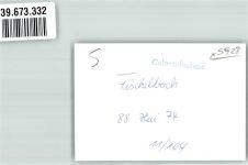 57334 W5928 Fischelbach FOTO KEINE AK Foto Original aus Archiv eines Ansichtskartenverlags