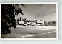 72250 W7290 Zwieselberg , Württ Gebrauchsspuren Gasthaus Pension Auerhahn Winter