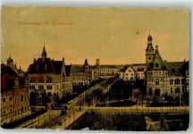 Liberec Reichenberg i. Böhmen 1909 Gebrauchsspuren Radetzkysstrasse Straßenbahn