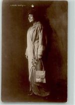Mimi Coty Handtasche Theaterschauspieler 1913 Foto AK