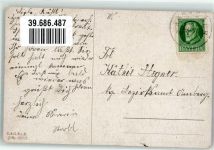 Rote Weintrauben sign. M.S. Frucht, Gemüse Künstlerkarte