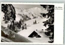 87538 W8975 Fischen i. Allgäu Foto AK Alpe Höllritzen Winter