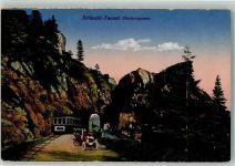 68140 Soultzeren Sulzern - Auto Oldtimer Eisenbahn Schluchttunnel