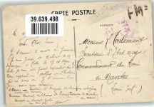 33000 Bordeaux - Denkmal Kirche Les Allees d´Amour Feldpost