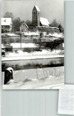 73207 W7310 Plochingen Foto AK Ort handschriftlich winter