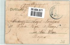80331 W8000 München 1903 Gebrauchsspuren Eingang zum Bavariakeller Verlag Zieher, Ottmar