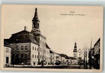 Tilsit Sowetsk Gebrauchsspuren Rathaus Deutsche Straße Straßenbahn