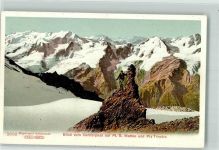 Oertlerpass Pt. S. Matteo Piz Tresero Bergsteiger