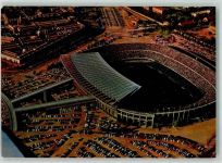 Barcelona 1975 Foto AK Stadion Fliegeraufnahme