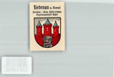 34396 W3528 Liebenau , Hess Vignette Wappen