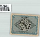 96476 W8634 Rodach b Coburg 1920 Notgeldschein 25 Pfennig