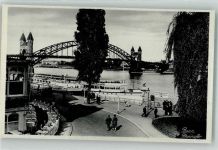 53111 W5300 Bonn Gebrauchsspuren Binnenschiff Rheinufer