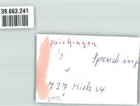 78549 W7208 Spaichingen FOTO KEINE AK Kirche Ort handschriftlich Foto Original aus Archiv eines Ansichtskartenverlags