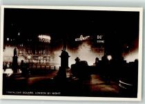 London Foto AK Trafalger Square Nacht