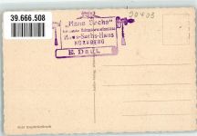 90402 W8500 Nürnberg Künstlerkarte Hans Sachs Haus