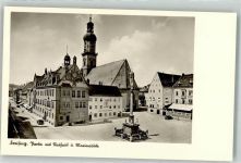 85354 W8050 Freising , Oberbay - Rathaus u. Mariensäule Oldtimer