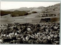 36129 W6412 Gersfeld Rhön Foto AK Blick auf die Stadt Kirche