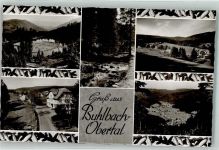 72270 W7292 Buhlbach Foto AK Gasthaus Pension Waldheim