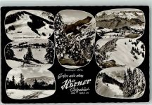 87538 W8975 Bolsterlang Foto AK Hörner Skigebiet Winter