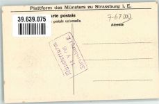 67000 Strasbourg Straßburg - Münster Plattform