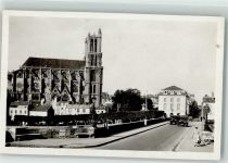 78200 Mantes-la-Jolie Foto AK Feldpost WK II Kirche lksw