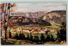 88631 W7792 Beuron Lithographie / Künstlerkarte