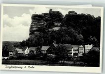 66994 W6783 Dahn Foto AK Gipfelkreuz Jungfernsprung