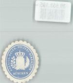 W8000 München Koenigl. Bayer. Polizei-Direktion München Polizei Siegelmarke