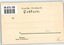 69115 W6900 Heidelberg , Neckar Lithographie Achteckiger Turm