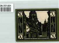 48143 W4400 Münster , Westf 1921 Notgeldschein 50 Pfennig