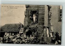 68520 Burnhaupt-le-Haut Oberburnhaupt - Kirche zerstört