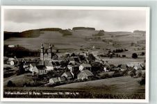 79271 W7811 St. Peter , Schwarzw Foto AK mit Kloster und Pfarr- und Seminarkirche der Benediktiner