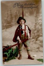 Kind Tracht Nr. 114/4 Weihnachten NPG Foto AK