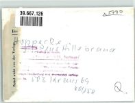 59929 W5790 Hoppecke FOTO KEINE AK Foto Original aus Archiv eines Ansichtskartenverlags Pension Hillebrand Ort handschriftlich