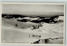 79254 W7801 Oberried , Breisgau - Winter Blick von der Halde ins Münstertal u. d. Vogesen