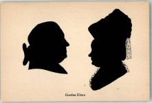 Goethe, Johann Wolfgang Eltern Silhouetten II Scherenschnitt
