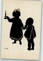 Kinder G.K.V.B. Nr. 495/4 Scherenschnitt Künstlerkarte