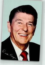 Portrait des 40. Präsidenten Ronald Reagan Verlag Mike Roberts Präsident der USA