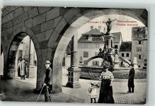 68000 Colmar Kolmar 1915 Fotomontage AK Denkmal Schwenidbrunnen Feldpost WK I 8.Bayer.Ers.Div.