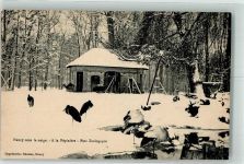 54000 Nancy - Winter Park de la Pepiniere Zoologischer Park Storch u. Schwarzstorch