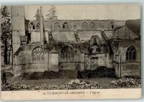 55120 Clermont-en-Argonne - Kirche Ruine