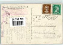 Schneekoppe 1927 Foto AK Hüttenstempel