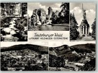 32105 W4902 Holzhausen , Lippe - Silberbachtal Externsteine Hermannsdenkmal