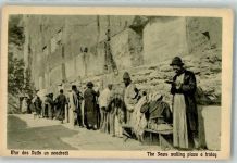 Jerusalem Gebrauchsspuren Judaika Klagemauer Tracht