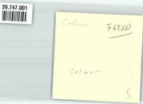 68000 Colmar Kolmar FOTO KEINE AK Ort handschriftlich Auto Oldtimer